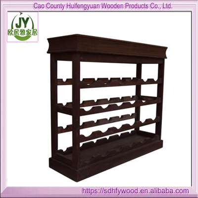 New arrival Cheap Wooden wine glass rack for living room, Pub or Bar display wooden shelf wine glass holder