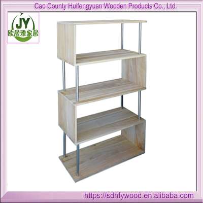 Detachable Wooden Book Shelf Unit, Wood shelf wood frames knock down modern furniture